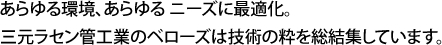 あらゆる環境、あらゆる ニーズに最適化。 