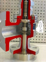 ベローズが使われている安全弁