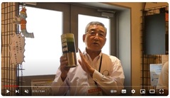 MOBIO常設展示場でベローズの説明をしている様子をYouTubeにアップ
